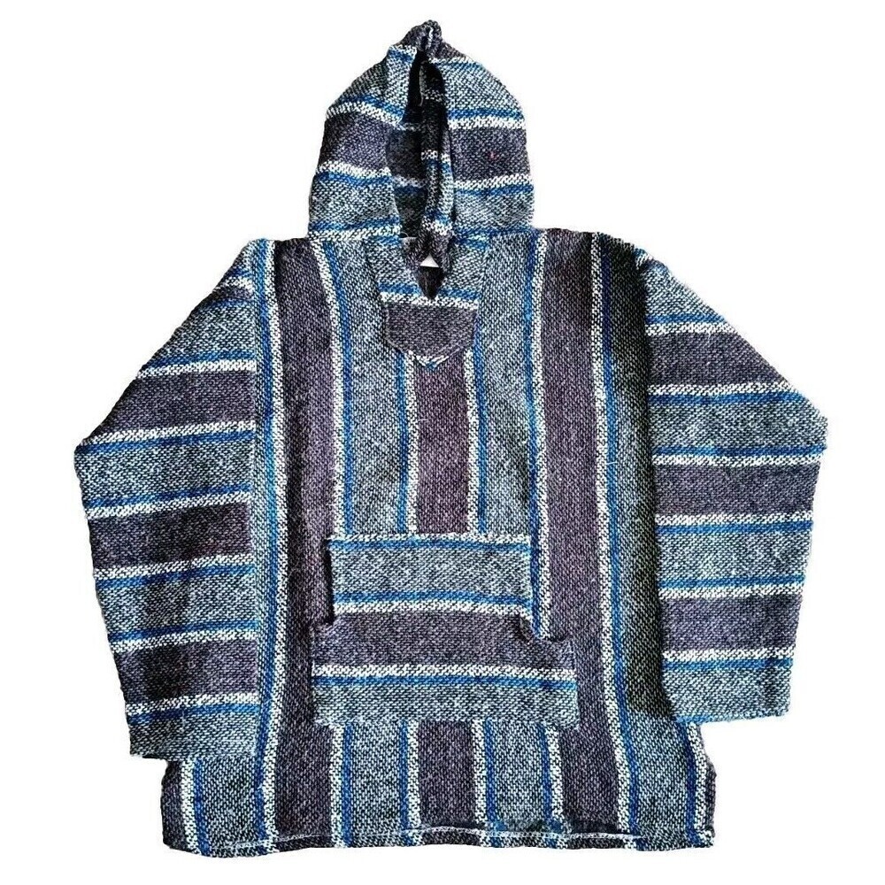 Salttex Baja Hoodie Men's Size Medium Multicolor Pullover